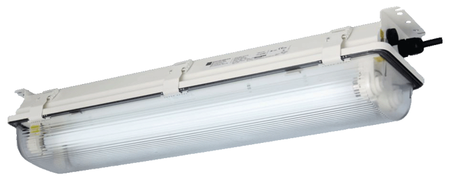 Linear Luminaire for Fluorescent Lamps ECOLUX METAL Series 6010/1